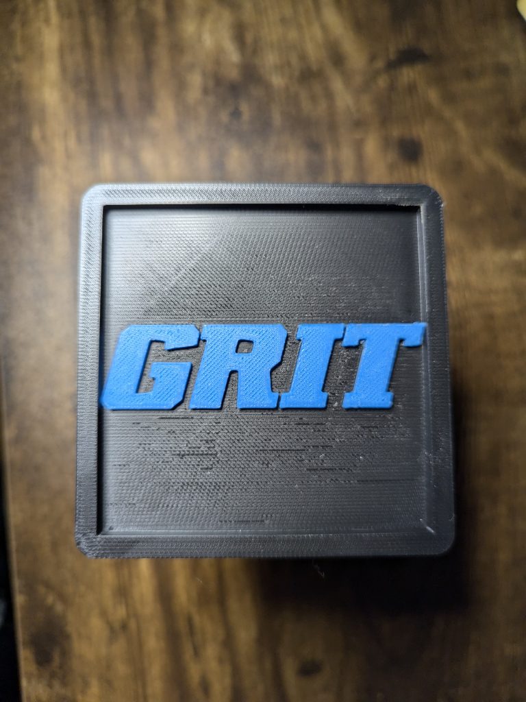 GRIT Trailer Hitch Plug 3D Print